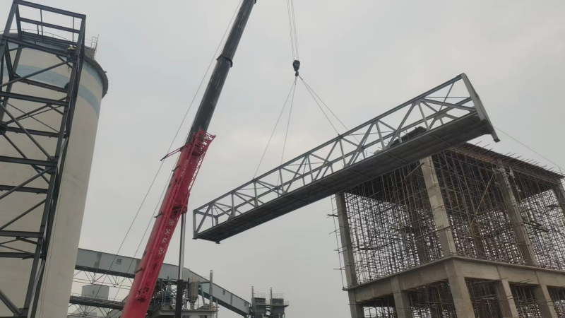 锦信骨料生产钢廊道项目9